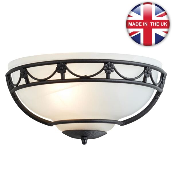 Elstead - Carisbrooke CB-WU-BLACK Wall Light