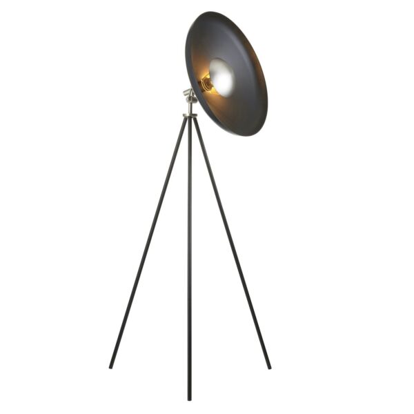 Alta - Black Nickel Tripod Floor Lamp