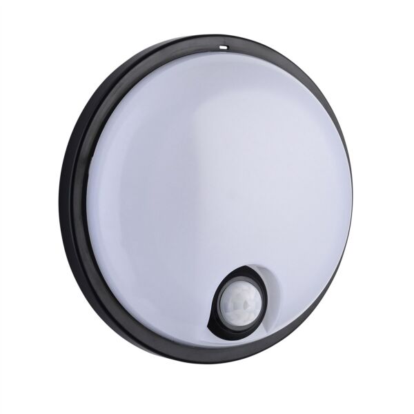 Saxby Lighting - Rond PLUS CCT - 118829 - LED Black Opal IP65 Outdoor Wall Washer Light
