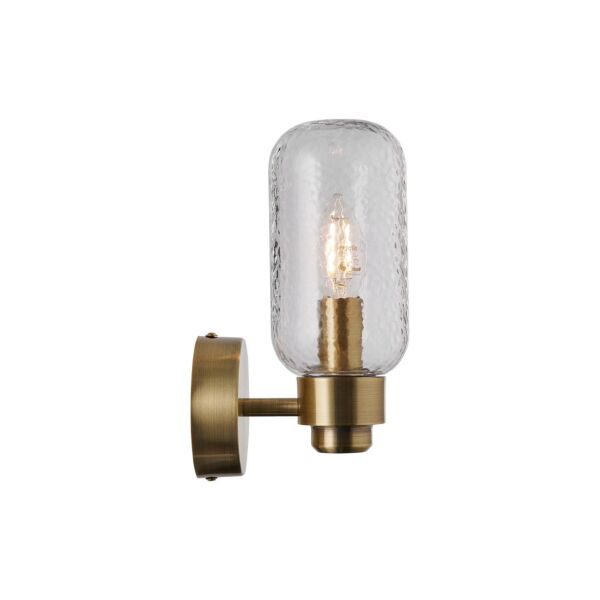 Nordlux - Tutan - 2310551035 - Brass Clear Glass IP44 Bathroom Wall Light