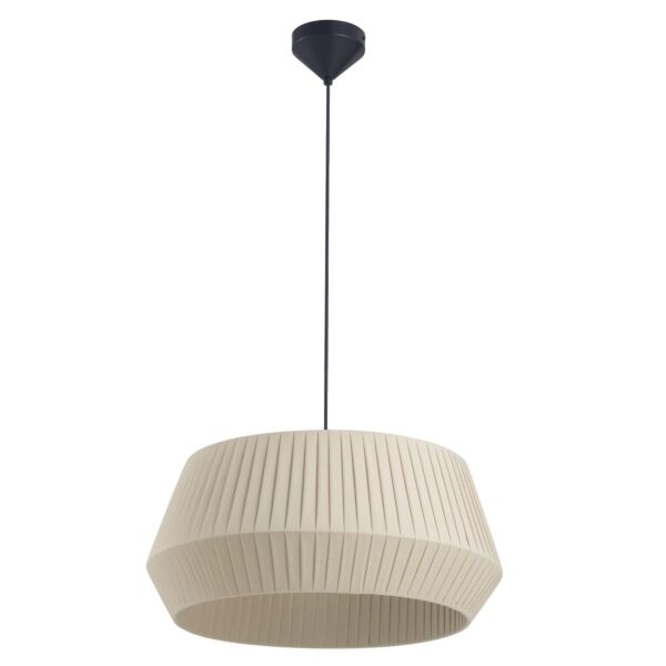 Nordlux - Dicte 5 - 2112373009 - Black Beige Pleated Ceiling Pendant Light