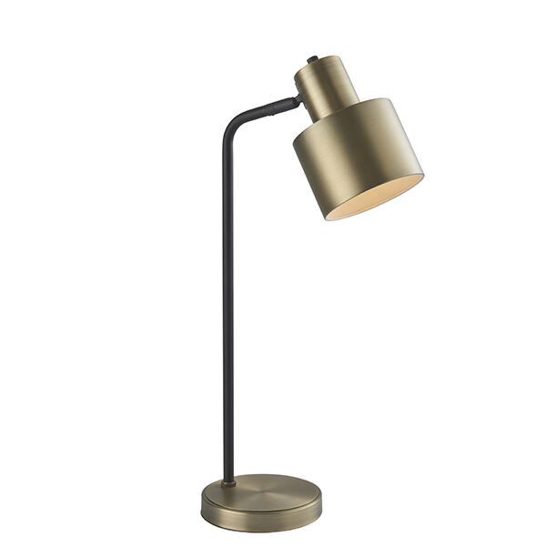 Endon Lighting - Mayfield - 95464 - Antique Brass Black Task Table Lamp