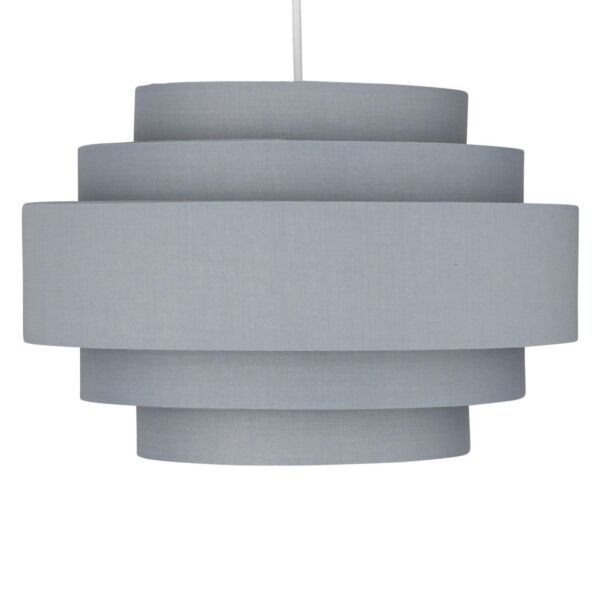 Dark Grey 5 Tier Ceiling Light Shade