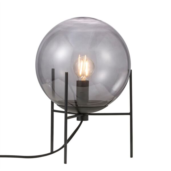 Nordlux - Alton - 47645047 - Black Smoked Glass Table Lamp