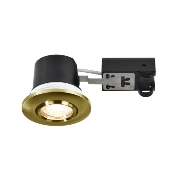 Nordlux - Umberto - 2210100035 - Brass IP44 Bathroom Recessed Ceiling Downlight