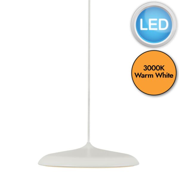 Nordlux - Artist 25 - 83083009 - LED Beige Opal Glass Ceiling Pendant Light