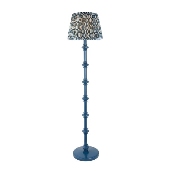 Endon Lighting - Carnaby & Ripple 35cm - 116144 - Blue Floor Lamp