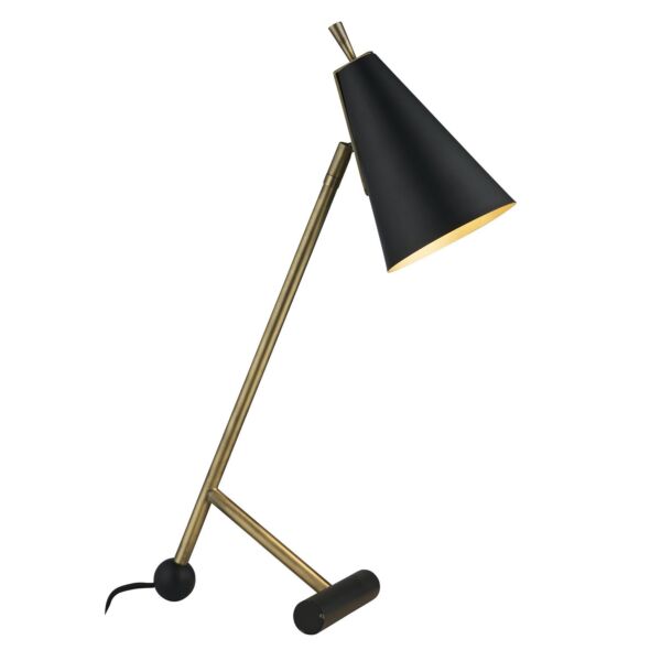 Artemis - Matt Antique Brass Task Table Lamp