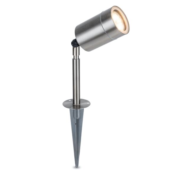 Lutec - Rado - 6611107001 - Stainless Steel Clear Glass IP44 Outdoor Spike Light