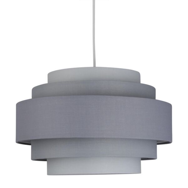 Grey Ombre 5 Tier Ceiling Light Shade