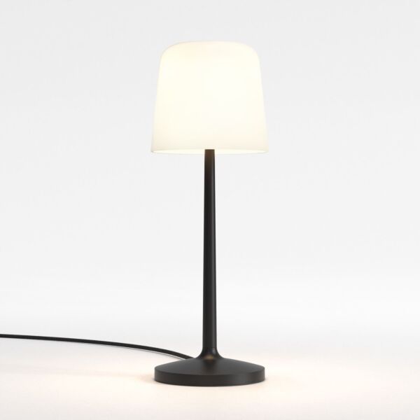 Astro Lighting - Ella - 1470001 - Black White Porcelain 2 Light Touch Table Lamp