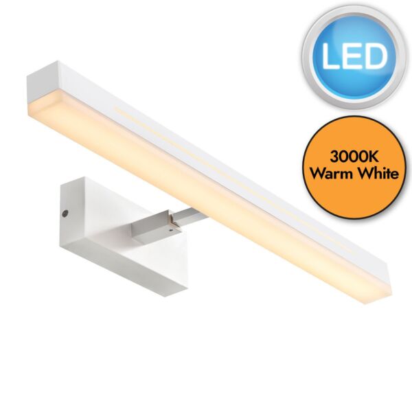 Nordlux - Otis 60 - 2015411001 - LED White IP44 Bathroom Strip Wall Light