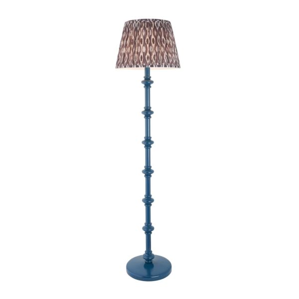 Endon Lighting - Carnaby & Ikat 40cm - 114402 - Blue Grey Floor Lamp