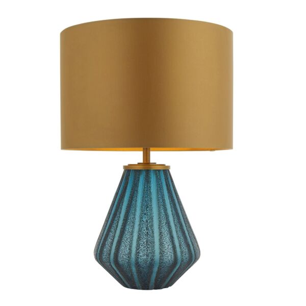 Adamson - Tinted Turquoise Glass Table Lamp