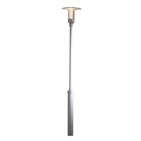 Konstsmide - Nova - 403-310 - Grey IP44 Outdoor Lamp Post