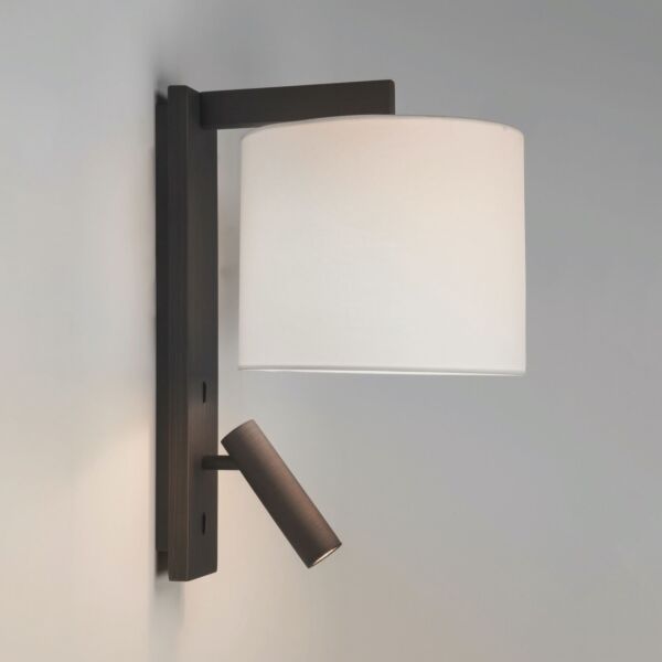 Astro Lighting - Ravello - 1222020 & 5016020 - Bronze White Reading Wall Light