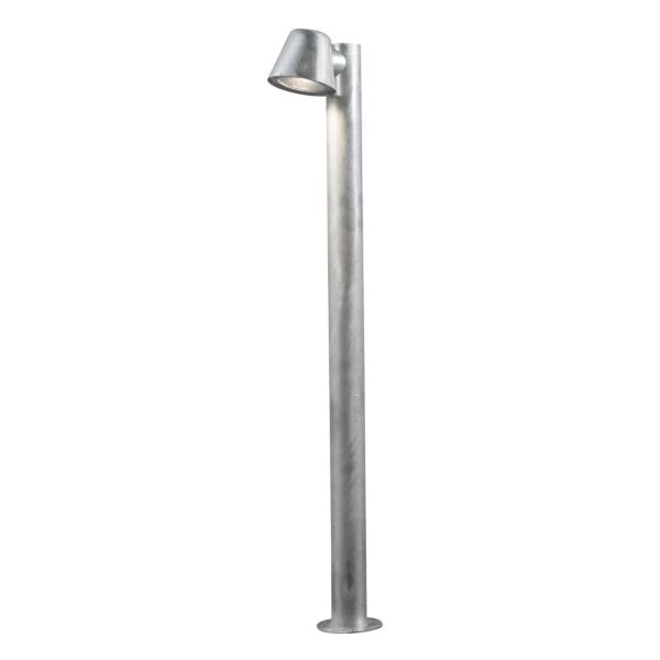 Konstsmide - Trieste - 7524-320 - Galvanized Zinc IP44 Outdoor Post Light