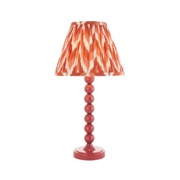 Endon Lighting - Higgledy & Zigzag 25cm - 114735 - Pink Orange Table Lamp With Shade