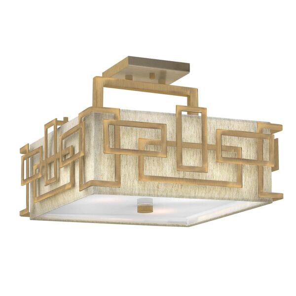 Elstead - Hinkley Lighting - Lanza HK-LANZA-SF-BR Semi-Flush