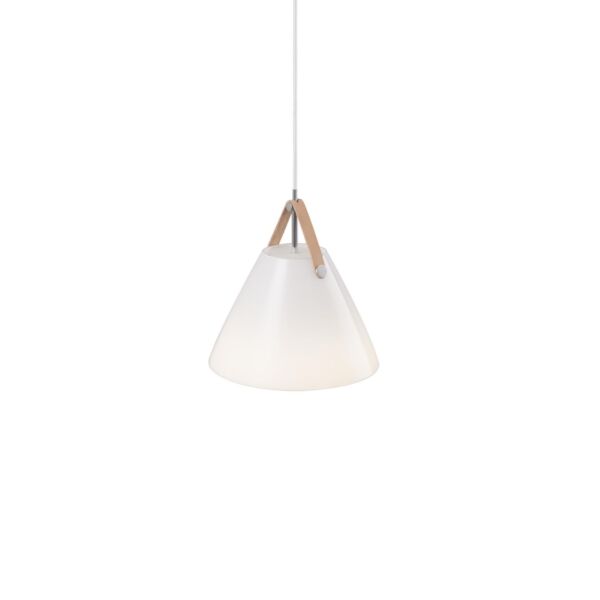 Nordlux - Strap 27 - 84313001 - Nickel and Opal Glass Ceiling Pendant Light