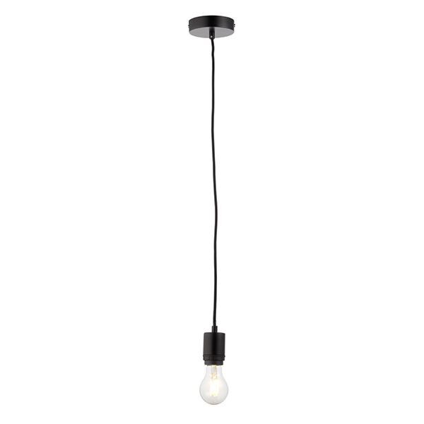 Endon Lighting - Studio - 80637 - Black Flex Suspension Ceiling Pendant Light