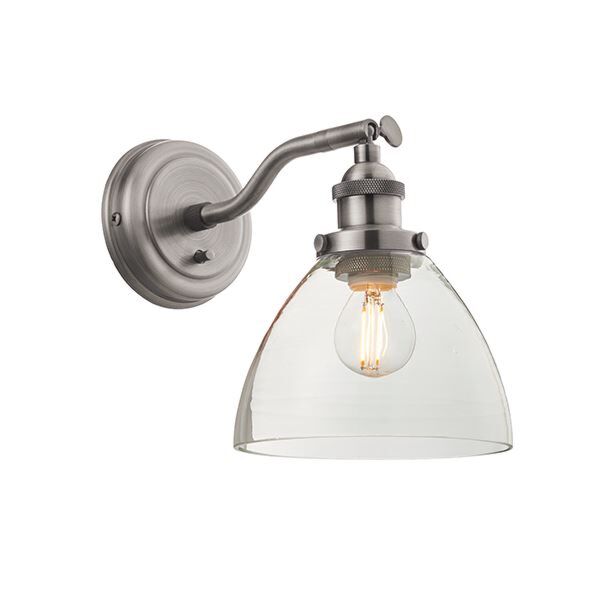 Endon Lighting - Hansen - 91739 - Silver Clear Glass Spotlight