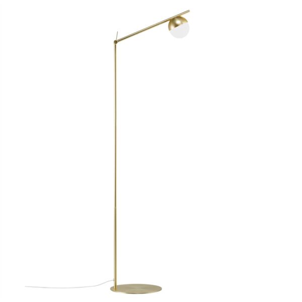 Nordlux - Contina - 2010994035 - Brass Opal Glass Floor Reading Lamp