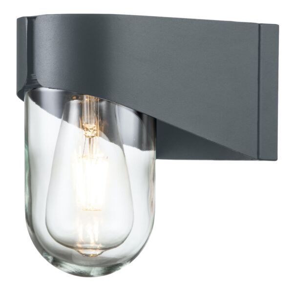 Elstead Lighting - Porto - PORTO - Grey IP44 Coastal Resistant Outdoor Wall Light