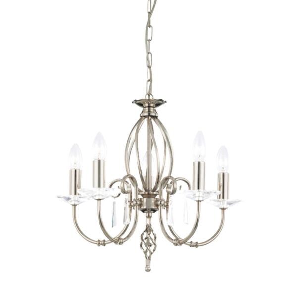 Elstead - Aegean AG5-POL-NICKEL Chandelier