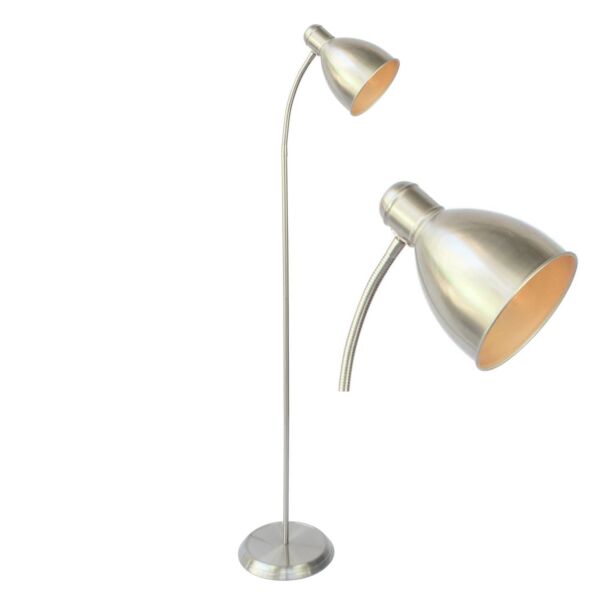 Carter - Satin Nickel Floor Lamp