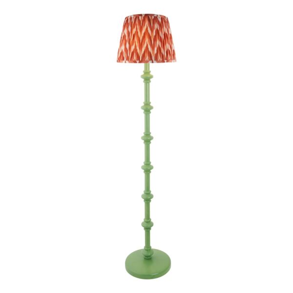 Endon Lighting - Carnaby & Zigzag 35cm - 116139 - Green Orange Floor Lamp