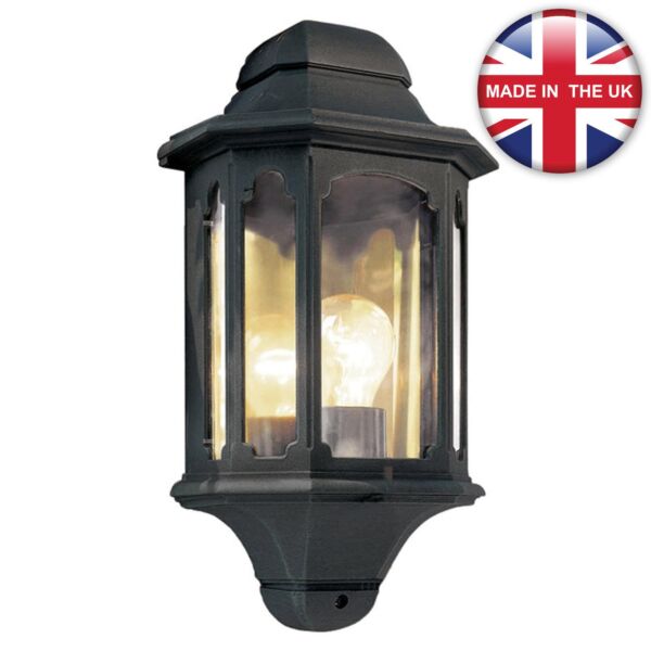 Elstead - Chapel CP7-BLACK Half Lantern