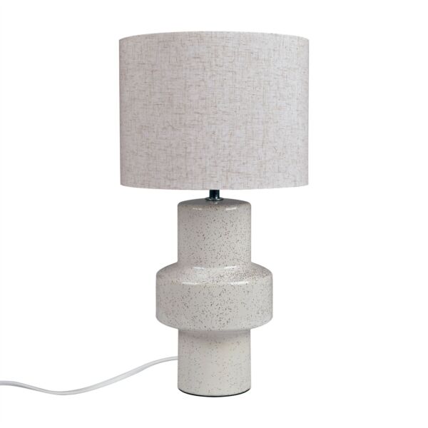 Nordlux - Dugan - 2512655009 - Beige Ceramic Table Lamp With Shade