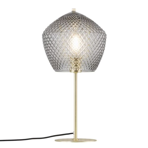 Nordlux - Orbiform - 2010715047 - Brass Smoked Glass Table Lamp