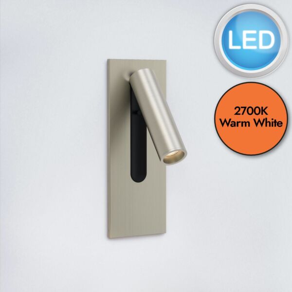 Astro Lighting - Fuse - 1215125 - LED Nickel Reading Wall Light