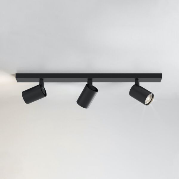 Astro Lighting - Ascoli - 1286128 - Black 3 Light Ceiling Spotlight