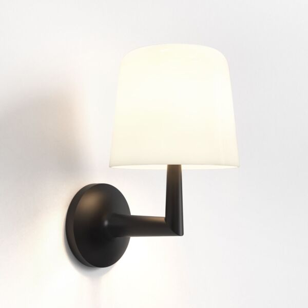 Astro Lighting - Ella - 1470003 - Black White Porcelain 2 Light Wall Light