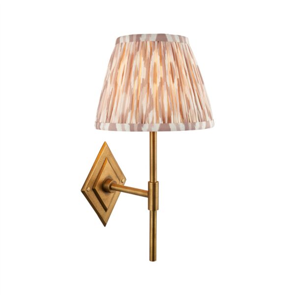 Endon Lighting - Diamond - 114166 - Antique Brass Neutral Wall Light