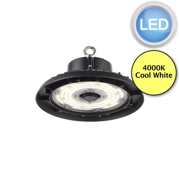 Saxby Lighting - HeliosPRO - 106736 - LED Black IP66 Ceiling Pendant Light