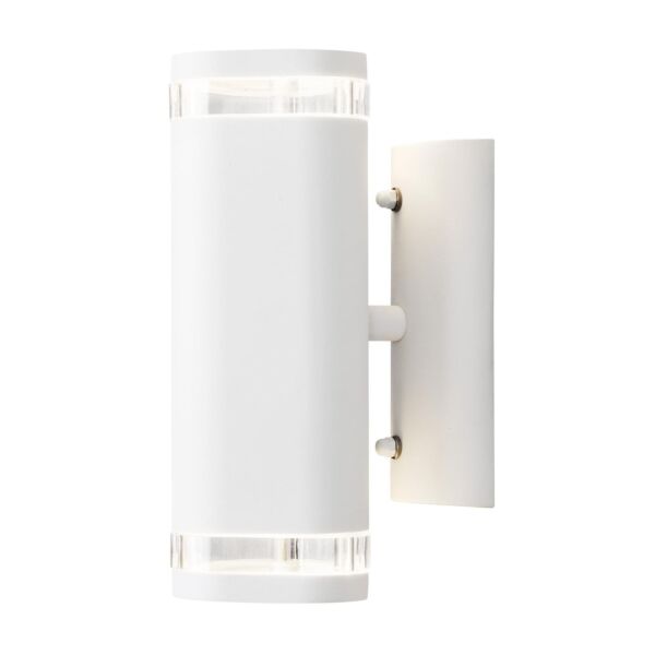 Konstsmide - Modena - 7512-250 - White 2 Light IP44 Outdoor Wall Washer Light