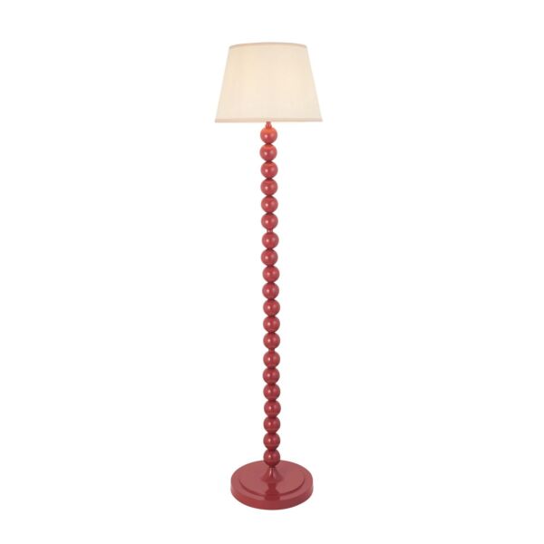 Endon Lighting - Higgledy & Ivy 35cm - 116208 - Pink Vintage White Floor Lamp