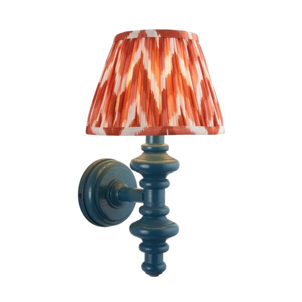 Endon Lighting - Carnaby & Zigzag 20cm - 114481 - Blue Orange Wall Light