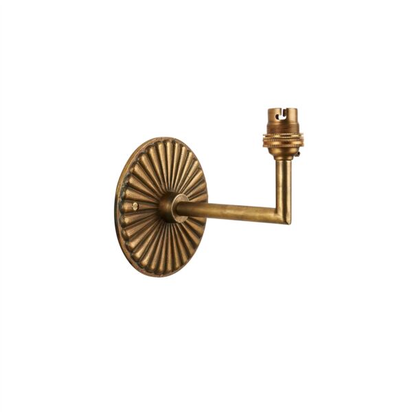 Endon Lighting - Dahlia - 113608 - Antique Brass Wall Light