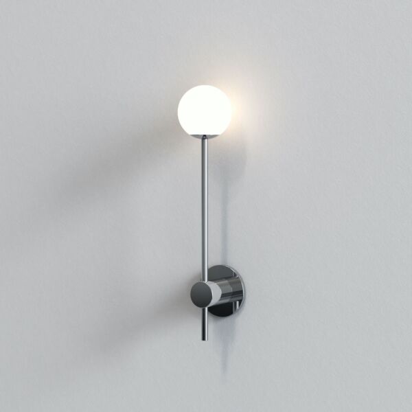 Astro Lighting - Orb Single 1424002 - IP44 Polished Chrome Wall Light