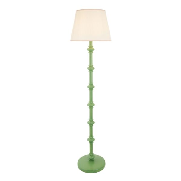 Endon Lighting - Carnaby & Ivy 40cm - 114379 - Green Vintage White Floor Lamp