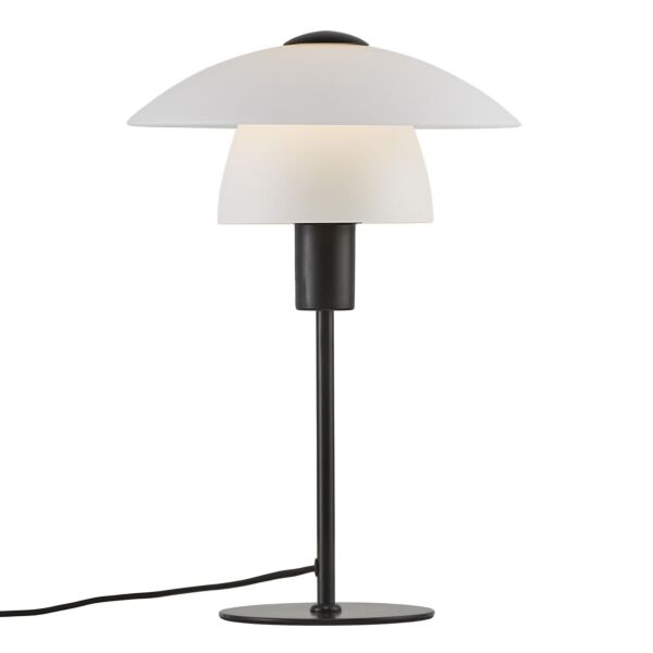 Nordlux - Verona - 2010875001 - Black Opal Glass Table Lamp