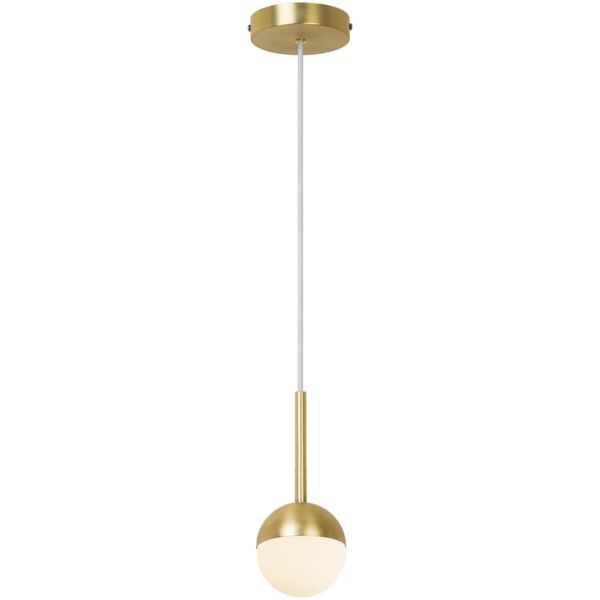 Nordlux - Contina - 2113153035 - Brass Opal Glass Ceiling Pendant Light