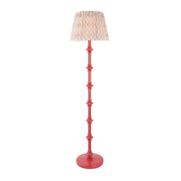 Endon Lighting - Carnaby & Ikat 40cm - 114422 - Pink Neutral Floor Lamp