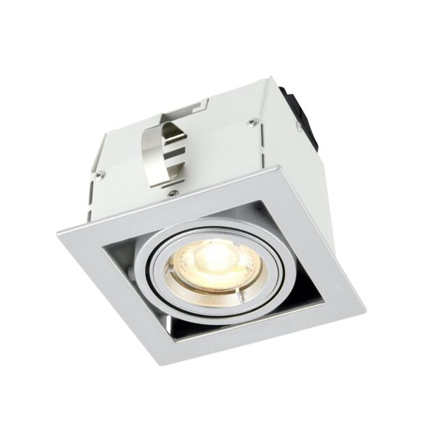 Saxby Lighting - Garrix - 78535 - White Silver Recessed Ceiling Downlight