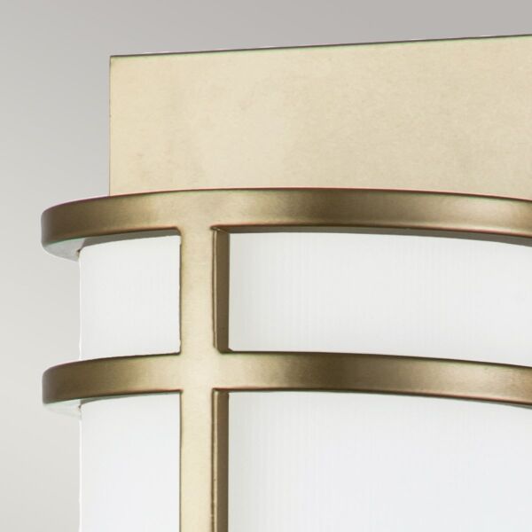 Feiss Lighting - Fusion - FE-FUSION2-PNBR - Natural Brass Opal Glass 2 Light Wall Washer Light